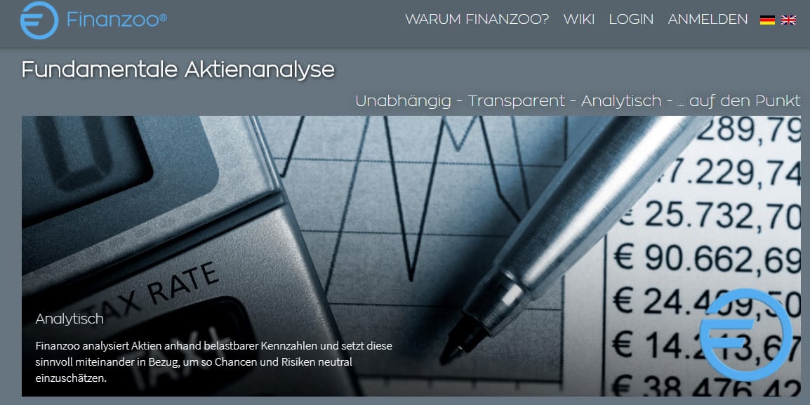 Finanzoo Fundamental Analyse