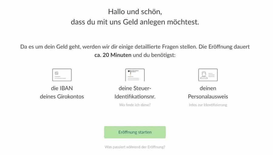 Minveo Test - Anforderungen Onboarding